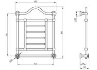 Товар: Электрический полотенцесушитель Migliore Edward 85x68 R 22634 Бронза - фото 2 Электрический полотенцесушитель Migliore Edward 85x68 R 22634 Бронза — фото 2, Электрические полотенцесушители