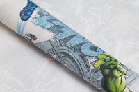 Обои детские Артекс New Look 6 10908-01 Винил на флизелине (1,06*10,05) Серый/Синий, Мультимедия/Детский — фото 2, Обои для стен