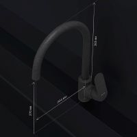 Смеситель для кухни AM.PM Like F8007722 Черный — фото 15, Смесители для кухни