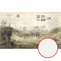 Фреска Ortograf Urban art 33573 Фактура бархат FX Флизелин (5*3) Бежевый, Пейзаж — фото 1, Фрески