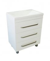 Тумба с раковиной Эстет Monaco 70 ФР-00002265 Белая — фото 2, Тумбы с раковиной