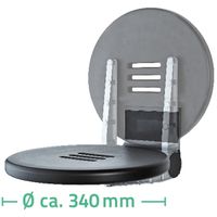 Сиденье для душа Ridder Assistent А0210010 Черный — фото 3, Сиденья