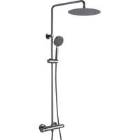 Душевая система Bravat Waterfall F939114C-A2-RUS Хром — фото 1, Душевые стойки