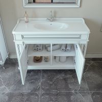 Тумба под раковину Caprigo Fresco 120 10616SN-В016 Белая матовая — фото 2, Мебель для ванной