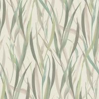 Обои RASCH Garden 330212 Винил на флизелине (0,53*10,05) Бежевый/Зеленый/Коричневый, Листья — фото 1, Обои для стен