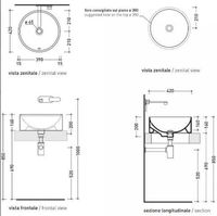 Товар: Раковина-чаша Flaminia Twin Set 42 5050/42C Белая - фото 3 Раковина-чаша Flaminia Twin Set 42 5050/42C Белая — фото 3, Раковины