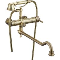 Смеситель для ванны ZorG Antic A 101WDN-BR универсальный Бронза — фото 1, Смеситель для ванны