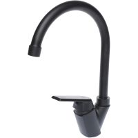 Смеситель для кухни Orange OneLife P02-000b Черный — фото 1, Смесители для кухни