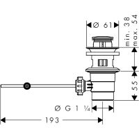 Смеситель для раковины Hansgrohe Vernis Shape Хром арт-71561000 — фото 5, Смесители для раковины