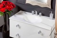 Тумба под раковину Boheme Armadi Art NeoArt 100 831-100-WH подвесная White — фото 4, Мебель для ванной