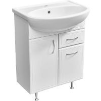 Тумба под раковину Stella Polar Концепт 60 SP-00000053 Белая — фото 1, Мебель для ванной