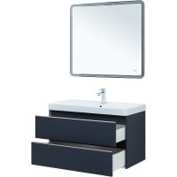 Тумба под раковину Aquanet Вега 90 329592 подвесная Маренго — фото 19, Тумбы под раковину