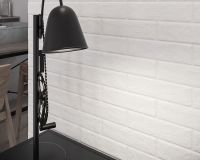 Керамическая плитка Ceramika Paradyz Scandiano Bianco Elewacja структурная фасадная 6,6х24,5см — фото 4, Ступени и клинкер