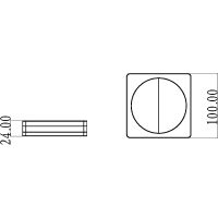 Мыльница Boheme 10960-B-CR Черная Хром — фото 4, Мыльницы