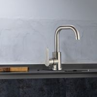 Смеситель для раковины WesnaArt Eko EKO05-250 Сатин — фото 2, Смесители для раковины