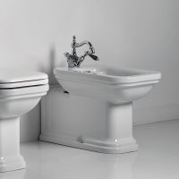 Биде Kerasan Waldorf 4120K1bi/cr*1 Белое — фото 2, Биде