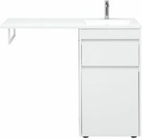 Товар: Тумба с раковиной Aquanet Токио 110 R 239299 Белая - фото 3 Тумба с раковиной Aquanet Токио 110 R 239299 Белая — фото 3, Мебель для ванной