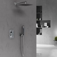 Товар: Душевая система Vincea VSFW-102TCH с термостатом Хром - фото 4 Душевая система Vincea VSFW-102TCH с термостатом Хром — фото 4, Встраиваемые душевые комплекты