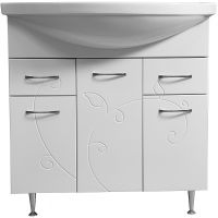 Товар: Тумба под раковину Stella Polar Фантазия 80 SP-00000229 Белая - фото 2 Тумба под раковину Stella Polar Фантазия 80 SP-00000229 Белая — фото 2, Мебель для ванной