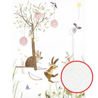 Фреска детская Ortograf Для самых маленьких 32903 Фактура бархат FX Флизелин (2*2,7) Разноцветный, Животные арт-32903 (бархат FX) — фото 1, Фрески