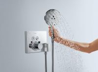 Смеситель для душа Hansgrohe ShowerSelect 15765000 с термостатом Хром — фото 2, Смеситель для душа