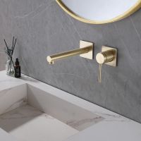 Товар: Смеситель для раковины Abber Emotion AF8812G Золото матовое - фото 2 Смеситель для раковины Abber Emotion AF8812G Золото матовое — фото 2, Смесители