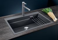 Кухонная мойка Blanco Etagon 8 Silgranit 525187 Антрацит — фото 3, Кухонные мойки