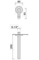 Товар: Излив для смесителя Giulini Futuro F3222-25NO Черный матовый - фото 2 Излив для смесителя Giulini Futuro F3222-25NO Черный матовый — фото 2, Комплектующие для душевого оборудования