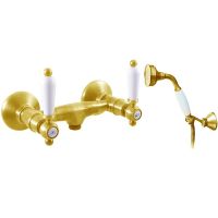 Смеситель для душа Rav Slezak Morava retro MK580.5/2Z Золото — фото 1, Смеситель для душа