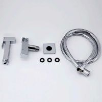 Гигиенический душ с запорным вентилем Frap F7502 Хром — фото 10, Гигиенические души