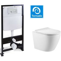 Товар: Комплект унитаза с инсталляцией SantiLine SL-5025+SL-01 с сиденьем Микролифт и клавишей смыва Хром - фото 2 Комплект унитаза с инсталляцией SantiLine SL-5025+SL-01 с сиденьем Микролифт и клавишей смыва Хром — фото 2, Унитазы