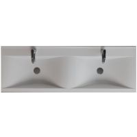 Раковина Velvex Pulsus 140 rkPUL.140-81 Белая — фото 1, Раковины встраиваемые сверху