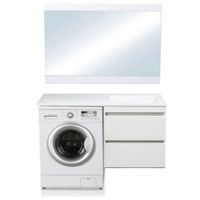 Товар: Тумба под раковину Style Line Даллас 130 Люкс Plus подвесная Белая - фото 4 Тумба под раковину Style Line Даллас 130 Люкс Plus подвесная Белая — фото 4, Мебель для ванной