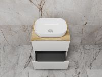 Товар: Тумба под раковину Style Line Бали 60 ЛС-00002337 подвесная Белый софт - фото 7 Тумба под раковину Style Line Бали 60 ЛС-00002337 подвесная Белый софт — фото 7, Мебель для ванной