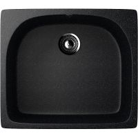 Кухонная мойка Ulgran Classic U-408-308 Черная — фото 1, Кухонные мойки