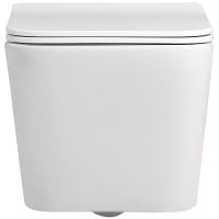 Унитаз Abber Rechteck AC1201MW подвесной Белый матовый с сиденьем Микролифт — фото 2, Подвесные унитазы