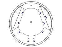 Товар: Акриловая ванна Excellent Great Arc 160x160 WAEX.GRE16.LINE.GL с гидромассажем - фото 6 Акриловая ванна Excellent Great Arc 160x160 WAEX.GRE16.LINE.GL с гидромассажем — фото 6, Ванны