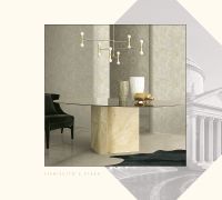 Обои Decori-Decori Carrara 2 83632 Винил на флизелине (1,06*10,05) Розовый, Мрамор — фото 2, Обои для стен