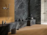 Керамогранит Italon Skyfall Nero Smeraldo Nat Ret 610010001877 80х160 см — фото 5, Керамогранит