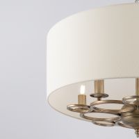 Люстра Maytoni House Anna H007PL-05G Кремовая Золото антик — фото 5, Люстры