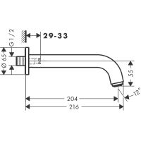 Товар: Излив для смесителя Hansgrohe Vernis Blend 71420000 Хром - фото 3 Излив для смесителя Hansgrohe Vernis Blend 71420000 Хром — фото 3, Комплектующие для душевого оборудования