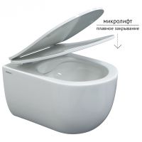 Комплект унитаза с инсталляцией Berges Novum 043239 с сиденьем Микролифт и Белой клавишей смыва — фото 3, Унитазы