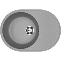 Кухонная мойка Ulgran Practik PR-M 610-003 Светло-серая — фото 1, Кухонные мойки