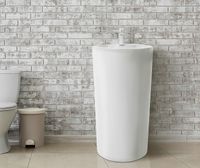 Товар: Раковина WeltWasser Leerbach 4646 GL-WT 46 10000005491 Белый глянец - фото 3 Раковина WeltWasser Leerbach 4646 GL-WT 46 10000005491 Белый глянец — фото 3, Раковины напольные