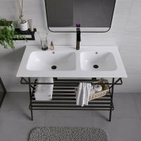 Раковина Grossman 80 GR-3039-2 двойная Белая — фото 3, Раковины встраиваемые сверху