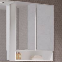 Зеркальный шкаф Opadiris Фреш 61 00-00002128 Белый — фото 1, Мебель для ванной