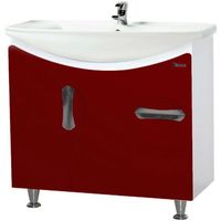 Тумба под раковину Bellezza Лагуна 75 4632112000034 Красная — фото 1, Тумбы под раковину