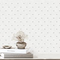 Обои Andrea Rossi Cheradi 54398-1 Винил на флизелине (1,06*10,05) Серый, Горох — фото 3, Обои для стен