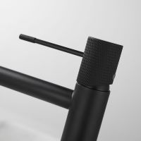 Смеситель для раковины Vincea Desire VBF-1D2MB Черный матовый — фото 3, Смесители