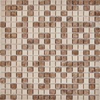 Каменная мозаика Pixmosaic Emperador Light, Crema Nova 30,5x30,5 см арт-PIX275 — фото 1, Мозаика